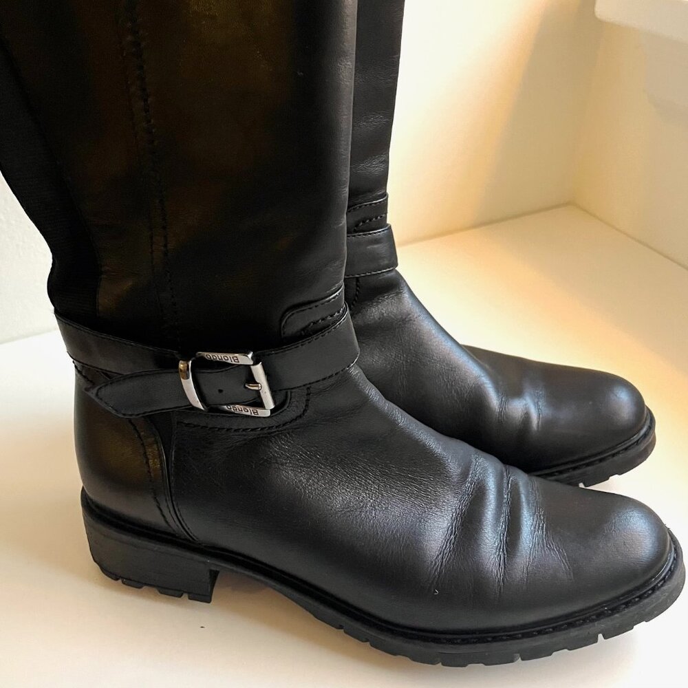 Blondo Tall Leather Waterproof Riding Moto Boots | 7.5 - Picture 5 of 9